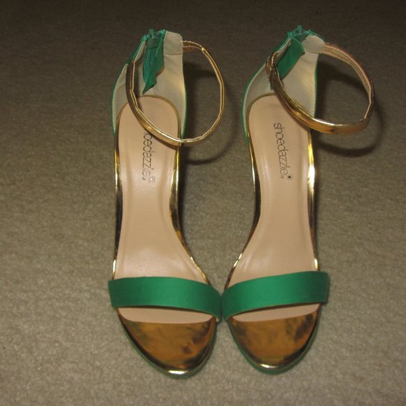WORN ONCE! Shoe Dazzle Heels - Picture 1 of 4